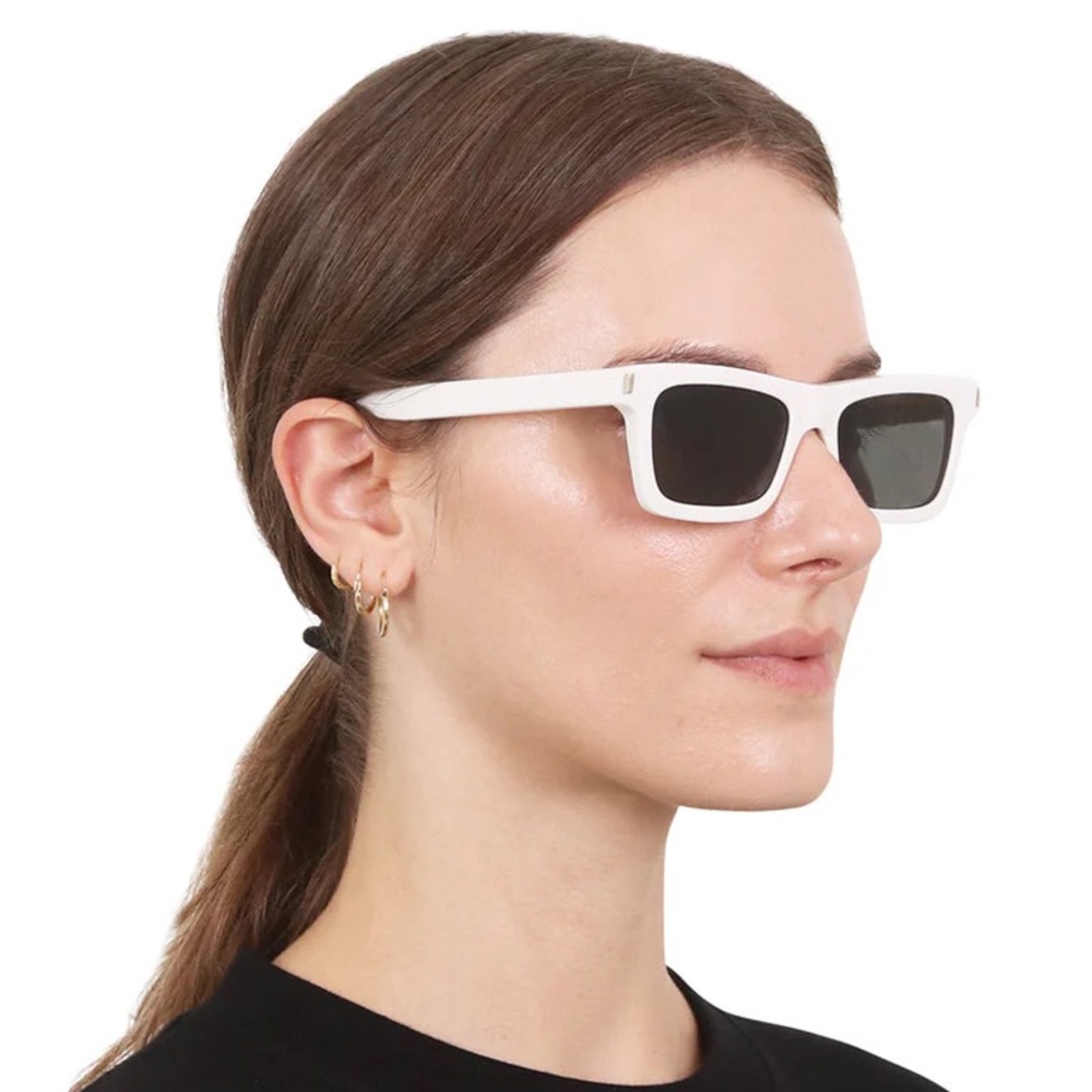 SAINT LAURENT IVORY/GREY SL246 UNISEX SUNGLASSES